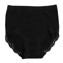 画像をギャラリービューアに読み込む, ショーツ 綿100% レディース M~LL (綿 下着 パンツ 婦人 レース リブ コットン インナー) (在庫限り)
