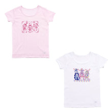 画像をギャラリービューアに読み込む, プリキュア 半袖 シャツ デリシャスパーティプリキュア 2枚組 100cm~130cm (デリシャスパーティ 110cm 120cm 下着 女児 入園 入園祝い 入園準備 デリシャスパーティープリキュア インナー) (在庫限り)