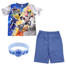 画像をギャラリービューアに読み込む, 仮面ライダーセイバー パジャマ 半袖 光る 100cm~130cm (110cm 120cm 男児 入園祝い 入園準備 光るパジャマ) (在庫限り)
