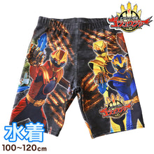 画像をギャラリービューアに読み込む, ゴジュウジャー 水着 男児 海パン 海水パンツ 男の子 100 110 120cm 戦隊ヒーロー プール 海 海水浴 スイムウェア マリンウェア 水泳用品 プール用品 バンダイ BANDAI キャラクター (在庫限り)