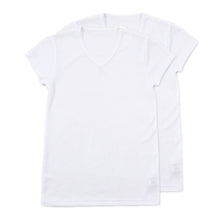 画像をギャラリービューアに読み込む, 体育ノ極 下着 男の子 半袖 綿混 2枚組 130cm~160cm (子供 肌着 キッズ インナー 小学生 Tシャツ Vネック 白 無地 メッシュ 体育の極 130 140 150 160) (在庫限り)