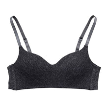 画像をギャラリービューアに読み込む, ノンワイヤーブラジャー キッズ シームレスブラジャー スクール A65~A75 (モールドブラジャー ファーストブラ ジュニアブラ アウターにひびかない 下着 インナー ソフトブラ 黒) (在庫限り)
