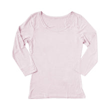 画像をギャラリービューアに読み込む, レディース ヒートインナー 8分袖シャツ M~LL (発熱 婦人 女性 下着 肌着 暖かい アンダーシャツ ラウンドネック) (在庫限り)