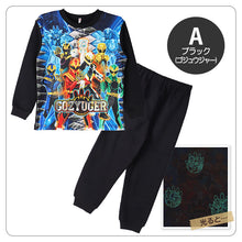画像をギャラリービューアに読み込む, 光るパジャマ ゴジュウジャー パジャマ 長袖 光る 裏起毛 上下セット 100 110 120 130 cm あったかい 男児 暖かい 冬 トレーナー 冬用 お泊り保育 戦隊 戦隊ヒーロー 光る裏起毛パジャマ パジャマ上下 ルームウェア ルームウエア 部屋着 寝巻き 寝間着 男の子用 綿混