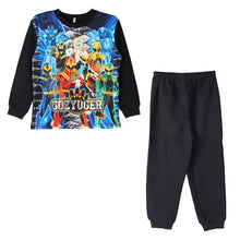 画像をギャラリービューアに読み込む, 光るパジャマ ゴジュウジャー パジャマ 長袖 光る 裏起毛 上下セット 100 110 120 130 cm あったかい 男児 暖かい 冬 トレーナー 冬用 お泊り保育 戦隊 戦隊ヒーロー 光る裏起毛パジャマ パジャマ上下 ルームウェア ルームウエア 部屋着 寝巻き 寝間着 男の子用 綿混