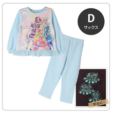 画像をギャラリービューアに読み込む, 光るパジャマ プリキュア パジャマ 裏起毛 長袖 女の子 キッズ トレーナー 光る 冬 上下セット 100 110 120 130cm 女児 子供 キミとアイドルプリキュア お泊り保育 パジャマ上下 ルームウェア ルームウエア 部屋着 寝巻き 寝間着 女の子用 綿混 大人気