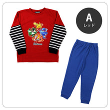 画像をギャラリービューアに読み込む, ポケモン パジャマ キッズ 長袖 男の子 上下セット 110cm~140cm 子供 子ども 秋 秋冬 冬用 子供服 長ズボン 110 120 130 140 保温性 ピカチュウ マスカーニャ ラウドボーン ウェーニバル