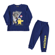 画像をギャラリービューアに読み込む, ポケモン パジャマ キッズ 長袖 男の子 上下セット 110cm~140cm (子供 子ども 秋 秋冬 冬用 子供服 長ズボン 110 120 130 140 保温性)