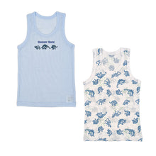 画像をギャラリービューアに読み込む, 男児 ランニング タンクトップ カノコ ドライ 2枚組 100cm~140cm (ランニングシャツ ノースリーブ 男の子 男子 ボーイズ 子ども キッズ 下着 肌着 スリーブレス アンダーウェア インナー) (在庫限り)