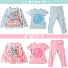 画像をギャラリービューアに読み込む, プリキュア パジャマ 名探偵プリキュア 光るパジャマ 半袖 長袖 セット 100 110 120 130 cm オールスターズ 女児 女の子 お泊り保育 光る プリキュア パジャマ 女児 プリキュア 光る2TOPSパジャマ パジャマ上下 ルームウェア ルームウエア 部屋着 寝巻き 寝間着