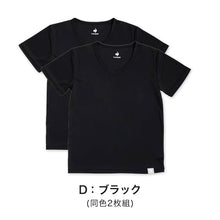 画像をギャラリービューアに読み込む, 男児 半袖 シャツ V首 Vネック 2枚組 肌着 下着 ルコック メッシュ 無地 UVカット 通気性 速乾 乾きやすい ドライ 蒸れにくい 紫外線対策 男の子 ボーイズ 白 黒 ホワイト ブラック tシャツ 夏 運動 スポーツ le coq sportif 130 140 150 160 170cm