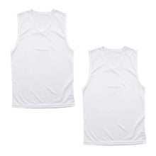 画像をギャラリービューアに読み込む, キッズ 下着 ランニングシャツ サーフシャツ 男の子 2枚組 130cm~160cm (タンクトップ 子供 肌着 インナー 小学生 ノースリーブ Vネック 白 無地 メッシュ 体育ノ心得 130 140 150 160)