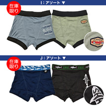 画像をギャラリービューアに読み込む, 男児 ボクサーブリーフ ジュニア 男の子 下着 キッズ パンツ 2枚組 100cm~130cm ( 男子 ボクサーパンツ 小学生 幼稚園 保育園 プレゼント 100 110 120 130)