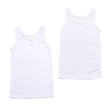 画像をギャラリービューアに読み込む, 胸二重 タンクトップ インナー 女児 女の子 胸二重肌着 2枚組 130cm~160cm ( 胸二重タンクトップ 子供 下着 肌着 ノースリーブ シンプル キッズインナー 130 140 150 160 )