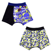 画像をギャラリービューアに読み込む, スプラトゥーン3 ボクサーブリーフ ジュニア スプラトゥーン スプラ パンツ 2枚組 110cm~130cm 下着 男の子 男子 ボクサーパンツ 男児 小学生 幼稚園 保育園 プレゼント (在庫限り)