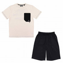 画像をギャラリービューアに読み込む, メンズ パジャマ 紳士 防虫 キャプテンスタッグ 防虫加工 半袖 半ズボン 上下セット M~LL (ルームウェア ナイトウェア 夏 春 部屋着 上下 男性 アウトドア アウトドアブランド) (在庫限り)