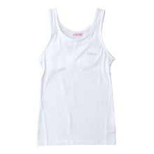 画像をギャラリービューアに読み込む, キッズ タンクトップ インナー 女の子 カップ付タンクトップ ブラトップ カップ付きインナー 肌着 白 下着 140cm~160cm ジュニア 小学生 CHOOP カップ付き パッド スクールインナー 140 150 160 (在庫限り)