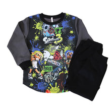 画像をギャラリービューアに読み込む, 光るパジャマ スプラトゥーン パジャマ 長袖 キッズ スプラトゥーン3 上下セット 110 120 130 140 cm 子供 男の子 子供服 春 秋 スプラ トレーナー 光る ジュニア 男児 お泊り スプラトゥーン3 光るパジャマ パジャマ上下 ルームウェア ルームウエア 部屋着 寝巻き 綿混