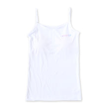 画像をギャラリービューアに読み込む, ジュニア キャミソール カップ付き インナー キャミ カップ付きインナー 肌着 白 150cm~165cm ノースリーブ 女子 下着 ブランド choop 小学生 中学生 女の子 子供 キッズ シュープ 150 160 165