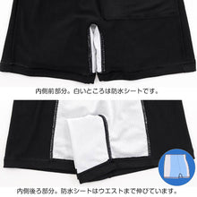 画像をギャラリービューアに読み込む, サニタリー スパッツ 一分丈 オーバーパンツ ジュニア ポケット 冷感 インナーパンツ 夏用 1分丈 中学生 高校生 150~165cm 女の子 女子 カバーパンツ レギンス アンダーパンツ 黒 スカート下 子供 重ね履き 150cm 160cm 165cm