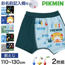 画像をギャラリービューアに読み込む, ピクミン ボクサーブリーフ 2枚組 110 120 130 cm 下着 男児 パンツ 綿 インナー 2枚セット おとこのこ コットン 入園祝い PIKMIN グッズ ピクミンガーデン まとめ買い 2P 綿混 子供 キッズ 男児 男子 男の子 ボーイズ ブリーフ 前閉じ