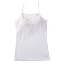 画像をギャラリービューアに読み込む, キャミソール カップ付き ジュニア 中学生 小学生 柔らかい 150cm~165cm キャミ 体育 ガールズ 女の子 ジュニアインナー キッズ ダンス 下着 インナー アジャスター付き 子供 子ども