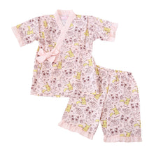 画像をギャラリービューアに読み込む, ポケモン 甚平 女の子 子供 キッズ ポケットモンスター 女児 かわいい セットアップ 涼しい 110cm~130cm じんべい パジャマ 甚兵衛 110 120 130 部屋着 夏 お祭り 子供服 (在庫限り)