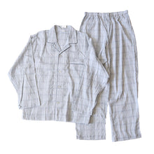 画像をギャラリービューアに読み込む, メンズ 介護パジャマ マジックテープ 夏 パジャマ 介護 おしゃれ シンプル 紳士パジャマ 抗菌防臭 上下セット M~LL 寝巻き ねまき 寝間着 入院 入院着 楊柳 サラサラ 老人ホーム (在庫限り)