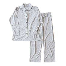 画像をギャラリービューアに読み込む, 介護パジャマ レディース パジャマ 長袖 長ズボン マジックテープ ゆったり 春 秋 上下セット S~LL 介護用 入院 病院 婦人 寝巻 女性 寝間着 ねまき シンプル おしゃれ (在庫限り)