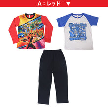 画像をギャラリービューアに読み込む, 光るパジャマ ゴジュウジャー 男の子 パジャマ キッズ 半袖 長袖 長ズボン 上下セット 100 110 120 130cm 子供 100cm 110cm 120cm 子ども服 ルームウェア 寝間着 部屋着 春 秋 3点セット ナンバーワン戦隊ゴジュウジャー
