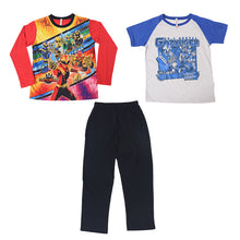 画像をギャラリービューアに読み込む, 光るパジャマ ゴジュウジャー 男の子 パジャマ キッズ 半袖 長袖 長ズボン 上下セット 100 110 120 130cm 子供 100cm 110cm 120cm 子ども服 ルームウェア 寝間着 部屋着 春 秋 3点セット ナンバーワン戦隊ゴジュウジャー (在庫限り)