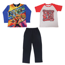 画像をギャラリービューアに読み込む, 光るパジャマ ゴジュウジャー 男の子 パジャマ キッズ 半袖 長袖 長ズボン 上下セット 100 110 120 130cm 子供 100cm 110cm 120cm 子ども服 ルームウェア 寝間着 部屋着 春 秋 3点セット ナンバーワン戦隊ゴジュウジャー (在庫限り)