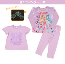 画像をギャラリービューアに読み込む, プリキュア パジャマ 光るパジャマ キミとアイドルプリキュア 半袖 長袖 セット 100cm~130cm プリキュアオールスターズ 110cm 120cm 女児 女の子 キッズ 子供 お泊り保育 光る (在庫限り)