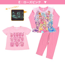 画像をギャラリービューアに読み込む, プリキュア パジャマ 光るパジャマ キミとアイドルプリキュア 半袖 長袖 セット 100cm~130cm プリキュアオールスターズ 110cm 120cm 女児 女の子 キッズ 子供 お泊り保育 光る (在庫限り)