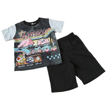 画像をギャラリービューアに読み込む, 光るパジャマ カービィ 星のカービィ パジャマ 男児 半袖 夏 春 上下セット 110cm~140cm キッズ 男の子 子供 部屋着 ルームウェア カービィー Tシャツ 光る 120cm 130cm ジュニア お泊り (在庫限り)