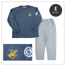 画像をギャラリービューアに読み込む, メンズ パジャマ 長袖 部屋着 秋 冬 春 薄手 ルームウェア 上下セット M~LL 紳士 ナイトウェア ダンボールニット長ズボン 上下 男性 クリスマス