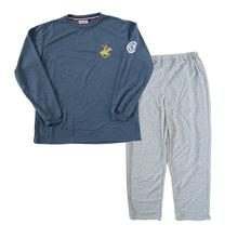 画像をギャラリービューアに読み込む, メンズ パジャマ 長袖 部屋着 秋 冬 春 薄手 ルームウェア 上下セット M~LL 紳士 ナイトウェア ダンボールニット長ズボン 上下 男性 クリスマス