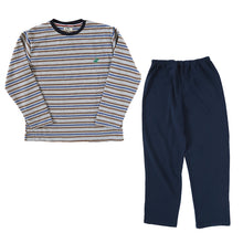 画像をギャラリービューアに読み込む, メンズ パジャマ 裏起毛 裏シャギー 長袖 部屋着 秋 冬 ルームウェア 上下 上下セット M~LL 紳士 ナイトウェア 長ズボン 上下 男性 父の日 クリスマス (在庫限り)