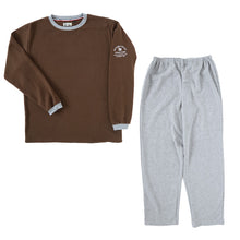 画像をギャラリービューアに読み込む, メンズ パジャマ 裏起毛 裏シャギー 長袖 部屋着 秋 冬 ルームウェア 上下 上下セット M~LL 紳士 ナイトウェア 長ズボン 上下 男性 父の日 クリスマス (在庫限り)