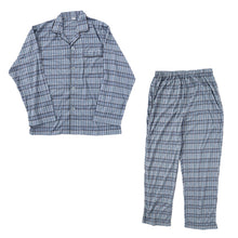 画像をギャラリービューアに読み込む, メンズ 介護パジャマ 長袖 パジャマ 介護 紳士パジャマ 上下セット S M L LL 抗菌防臭 春 秋 寝巻き ねまき 寝間着 スムース ルームウェア 前開きパジャマ 大きいサイズ 通年 入院 入院着 老人ホーム