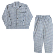 画像をギャラリービューアに読み込む, メンズ 介護パジャマ マジックテープ パジャマ 介護 おしゃれ シンプル 紳士パジャマ 抗菌防臭 上下セット S~LL 寝巻き ねまき 寝間着 入院 入院着 キルト 春 秋 老人ホーム (在庫限り)