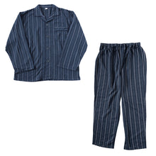 画像をギャラリービューアに読み込む, メンズ 介護パジャマ 長袖 パジャマ 介護 紳士パジャマ 上下セット S~LL 抗菌防臭 春 秋 寝巻き ねまき 寝間着 キルト ルームウェア (在庫限り)