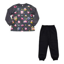 画像をギャラリービューアに読み込む, 光るパジャマ 星のカービィ パジャマ 裏起毛 長袖 男の子 キッズ パジャマ トレーナー ルームウェア 冬 上下セット 110cm~140cm カービィー 子ども 男児 光る あったかい 120cm 130cm ジュニア お泊り 子供服