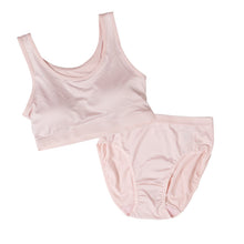 画像をギャラリービューアに読み込む, スポーツブラ ジュニアブラ セット ジュニア キッズ スポブラ 中学生 小学生 下着 上下セット 150 160 165 cm ハーフトップ ショーツ 子供 下着 ブラジャー 女の子 女子 ノンワイヤーブラ スポーツブラジャー ドライ 下着 学校 シンプル むらさき 黒 ピンク