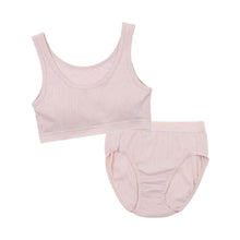画像をギャラリービューアに読み込む, スポーツブラ ジュニアブラ セット ジュニア キッズ スポブラ 中学生 小学生 下着 リブ 上下セット 150~165cm ハーフトップ ショーツ 子供 下着 ブラジャー 女の子 女子 ノンワイヤーブラ スポーツブラジャー ドライ 150 160 165