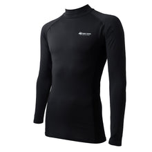 画像をギャラリービューアに読み込む, コンプレッションウェア メンズ インナー スポーツインナー M L LL ハイネック 長袖 筋トレ ランニング トレーニングウェア 黒 UV対策 紫外線対策 夏 伸縮 速乾 運動 ゴルフ (在庫限り)