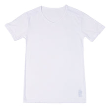 画像をギャラリービューアに読み込む, メンズ 汗取りインナー 半袖 Vネック 接触冷感 M L LL 背中 汗染み 運動 スポーツ 夏 男性 インナー 下着 肌着 白 黒 吸汗速乾 UV対策 紫外線対策 (在庫限り)