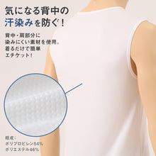 画像をギャラリービューアに読み込む, メンズ 汗取りインナー サーフシャツ Vネック 接触冷感 M L LL 背中 汗染み 運動 スポーツ 夏 男性 インナー 下着 肌着 白 黒 吸汗速乾 UV対策 紫外線対策 ノースリーブ タンクトップ (在庫限り)