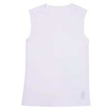 画像をギャラリービューアに読み込む, メンズ 汗取りインナー サーフシャツ Vネック 接触冷感 M L LL 背中 汗染み 運動 スポーツ 夏 男性 インナー 下着 肌着 白 黒 吸汗速乾 UV対策 紫外線対策 ノースリーブ タンクトップ (在庫限り)