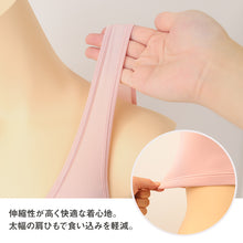 画像をギャラリービューアに読み込む, レディース スポーツブラ ハーフトップ ノンワイヤーブラ ブラジャー M L LL ノンワイヤー スポブラ ヨガ ジョギング ルコック 運動 ダンス 下着 インナー ブラ 肌着 授乳 入院 術後